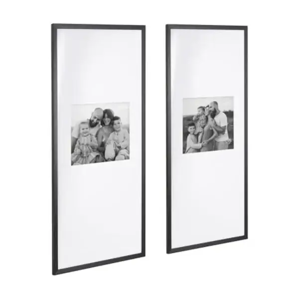Black Matted Gallery Frames