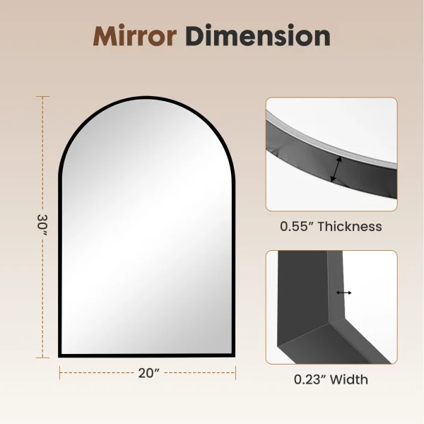 Elegant Metal Framed Mirror