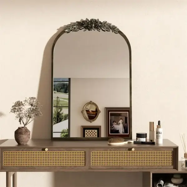 Antique Brass Wall Mirror
